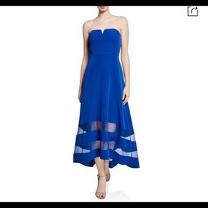 Aidan Maddox High-Low Strapless Gown Size 0 - NEW!